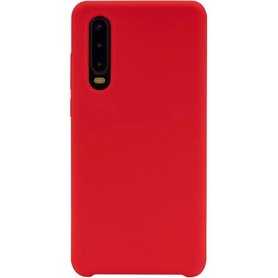 JT BERLIN Silicone Case Steglitz - качествен силиконов кейс за Huawei P30 (червен)
