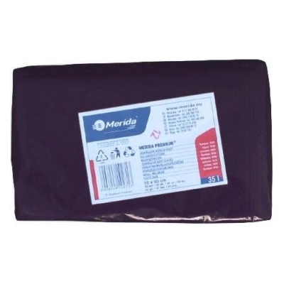 Merida sáčky LDPE 25µm 35l 50ks černé