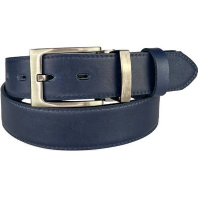 Penny Belts pánský kožený opasek 35-020-2-56 modrý