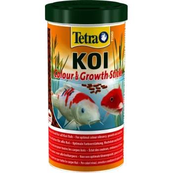 TETRA Pond Koi Colour & Growth Sticks - първокласна храна под формата на пръчици за по-големи риби кои с дължина над 15 см - 1 литър