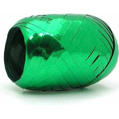Vianočná darčeková stuha metalická zelená 5mm x 20m