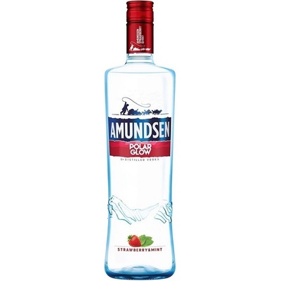 Amundsen polar glow strawberry & mint 37,5% 0,7 l (čistá fľaša)