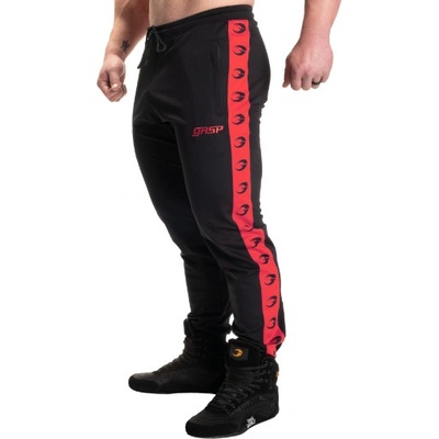 Gasp TRACK SUIT pants BLACK/RED