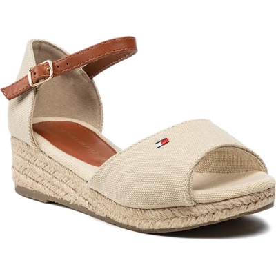 Tommy Hilfiger Еспадрили Tommy Hilfiger Rope Wedge Sandal T3A7-32185-0048 M Бежов (Rope Wedge Sandal T3A7-32185-0048 M)