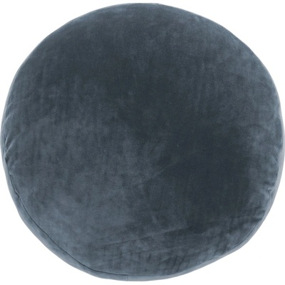 Tiseco Home Tmavomodrý vankúš z mikrovlákna Studio Marshmallow ø 40