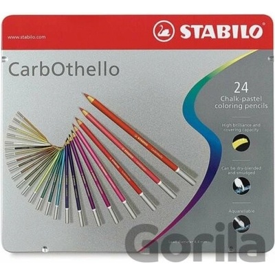 Stabilo CarbOthello pastely sada 24 ks