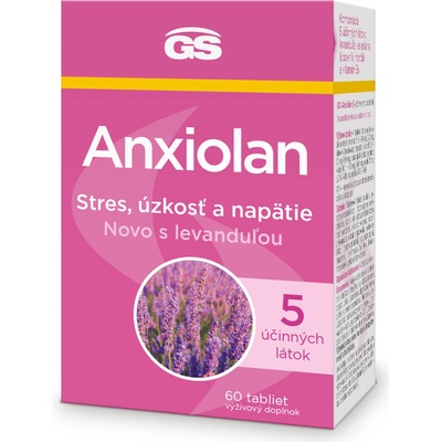 GS Anxiolan s levanduľou tabliet 60 ks