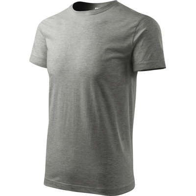Malfini Heavy New Free Tričko unisex tmavě šedý melír