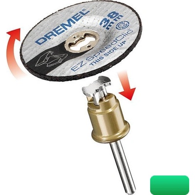 Drusné kotoučky SpeedClic Dremel SC541, O 38 mm, 2 ks