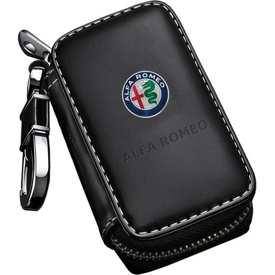 Klíčenka na Autoklíč ALFA ROMEO. Kožené pouzdro na klíčky bezpečnostní