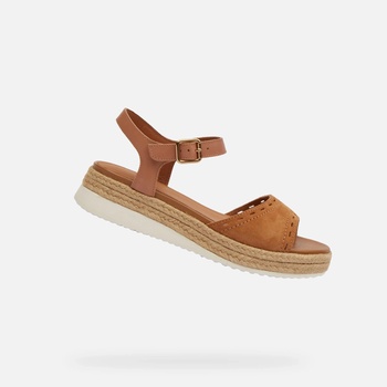 Geox Кафяви дамски сандали Geox Eolie Geox | Kafyav | ЖЕНИ | 36 1/2