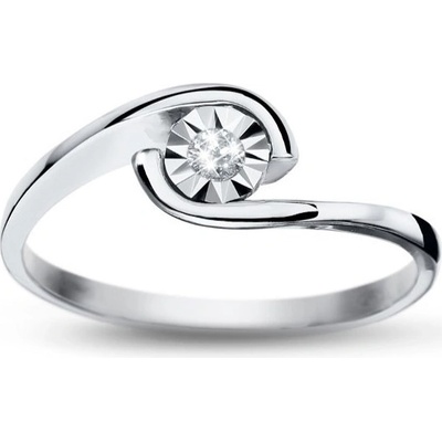 Gems Zásnubní prsten Lusia v bílém zlatě s brilianty 585 47 1 0014.1B00.0.53.HSI1.000