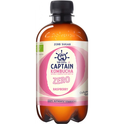 Captain Kombucha Kombucha Zero bio malina 400 ml