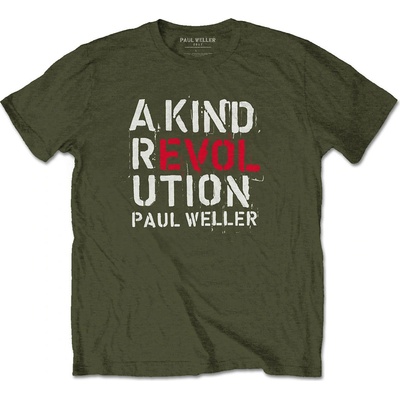 Paul Weller tričko A Kind Revolution zelené