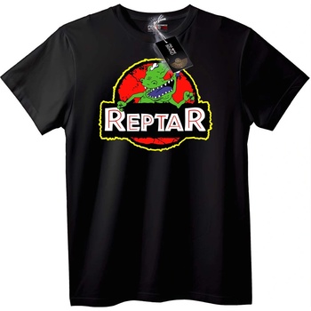 NOONEBRAND Тениска Reptар - 2XL, Black