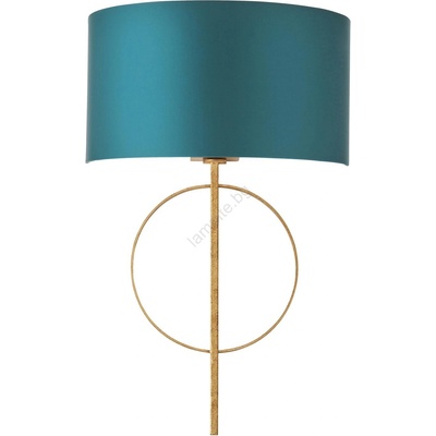 Endon Lighting 95218 - Стенно осветително тяло 1xE27/10W/230V син/месинг (EN0543)