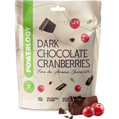 Powerlogy Dark Chocolate Cranberries 100 g