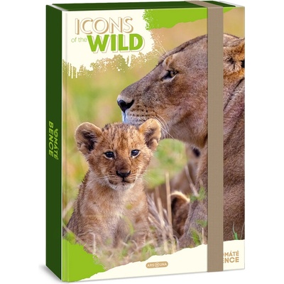 Ars Una školský box A4 Lions