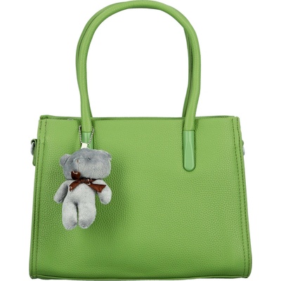 Módní dámská koženková kabelka do ruky Armin zelená