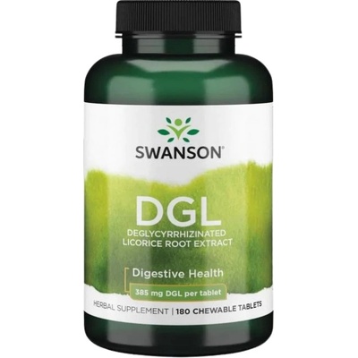 Swanson DGL 385 mg [180 Дъвчащи таблетки]