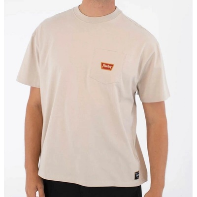 Hurley Built Patch Pkt S/S béžová
