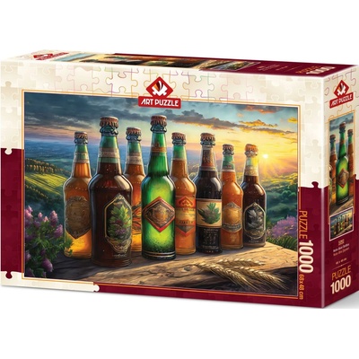Art Puzzle Пъзел Art Puzzle от 1000 части - Ретро бутилки за бира (5262)