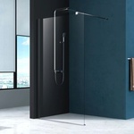 Fluminia Mediterraneo душ параван Foxy 120x200 см, лесно почистващ се, гланциран хромиран профил (W01SC01-120-V1)
