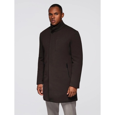 Ombre pánský kabát OM-COWC-0136 dark brown