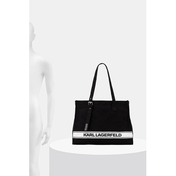 KARL LAGERFELD Памучна чанта Karl Lagerfeld K/ESSENTIAL в черно B1M46078 (B1M46078)