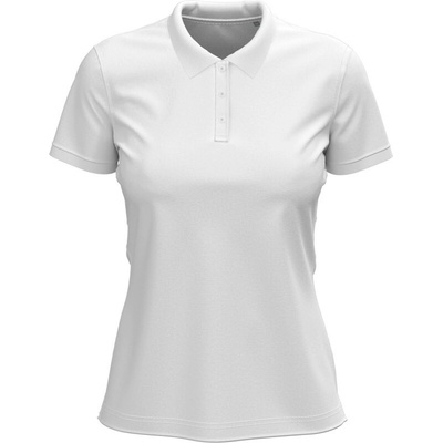 Stedman Polokošile Polo Claire strečové krátký rukáv dámské COT-05974000101 Bílá