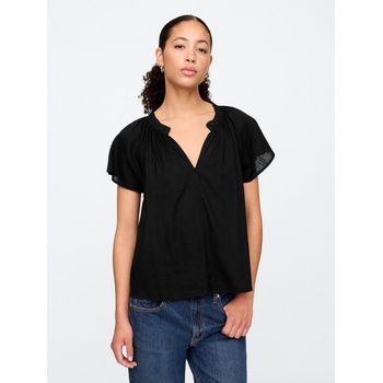 GAP Топ от вискоза GAP GAP | Cheren | ЖЕНИ | XS