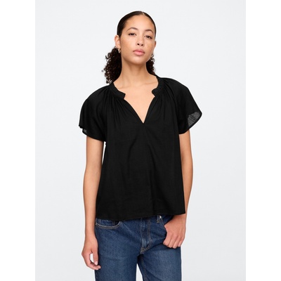 GAP Топ от вискоза GAP GAP | Cheren | ЖЕНИ | XS