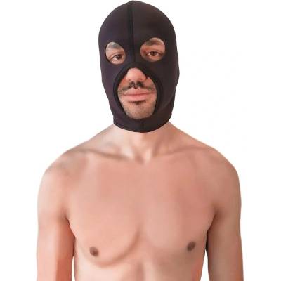 BRUTUS Neoprénová maska Face Fucker čierna/čierna