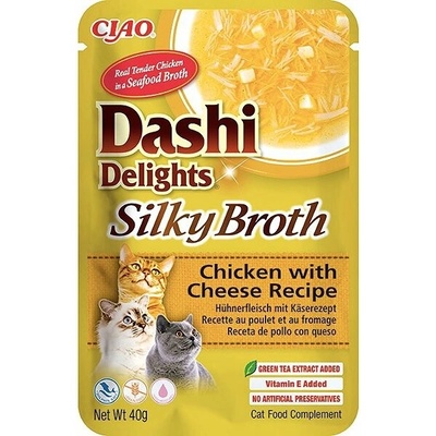 Ciao Churu Cat Dashi Delights Silky Broth Chicken & Cheese 40 g