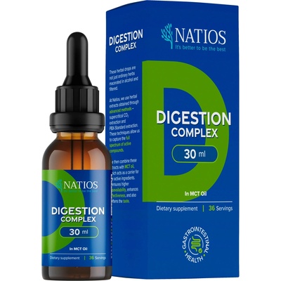 Natios Digestion Complex Bylinné kapky v MCT oleji 30 ml