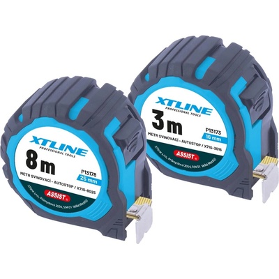 XTline Metr svinovací Compact 8m x 25mm 8-P13178 – Zbozi.Blesk.cz