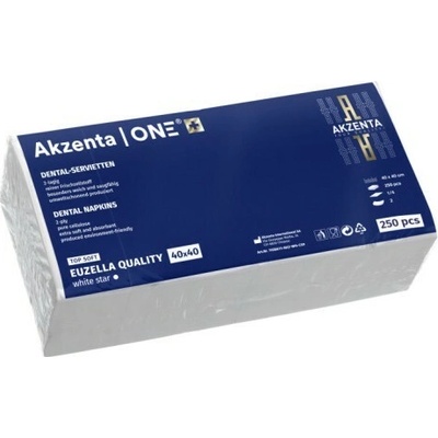 Akzenta One White obrúsky 250 ks 40x40 cm