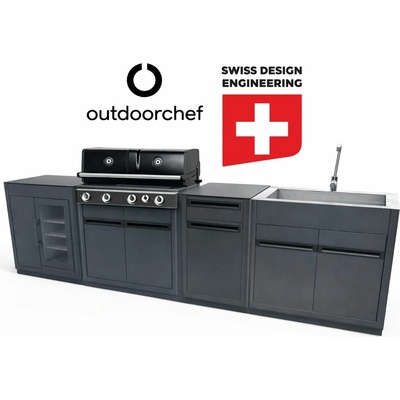 Outdoorchef SET 6 HEAT X-415 30MB GRANIT