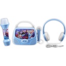 Conquest Set Frozen II sluchátka svítilna karaoke box