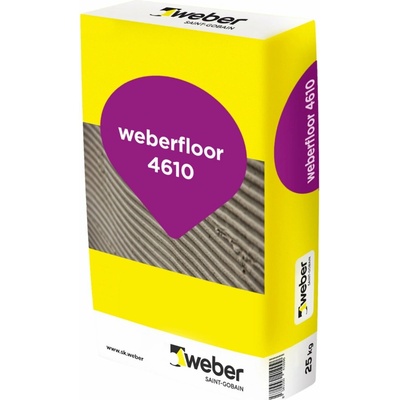 Weber weberfloor 4610 finálna samonivelizačná podlahová hmota 25 kg