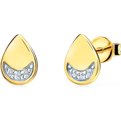 SAVICKI Обеци Капка Savicki: злато, диаманти
