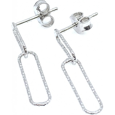 Jan Kos jewellery stříbrné náušnice visací 12119080