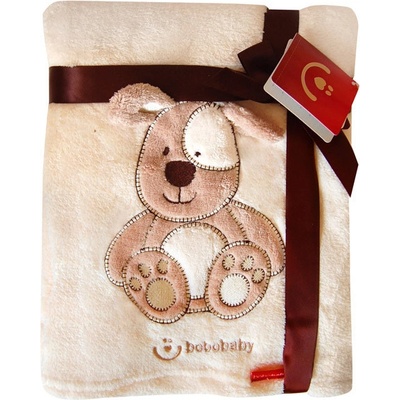 Bobobaby Dětská deka KCSN 08 béžový medvídek – Zboží Mobilmania