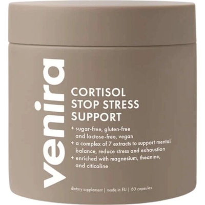 Venira cortisol stop stress support 60 kapslí