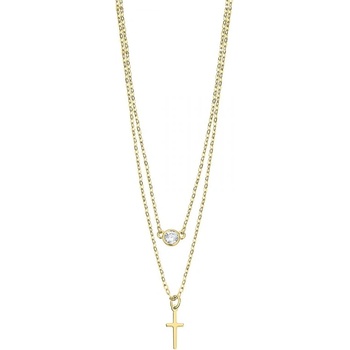 Lotus Silver Сребърно дамско колие с цирконий и кръст Lotus Silver LP3255-1/2 (LP3255-1/2)