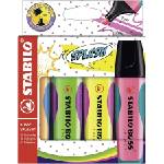 STABILO Комплект текст маркери, Stabilo, Boss Splash ST75/4, 4 цвята (ST75/4)