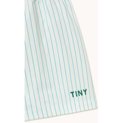 Детски плувни шорти Tinycottons CYAN FINE STRIPES TRUNKS (SS26.450)
