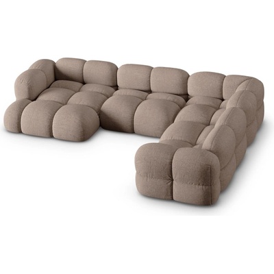 Cosmopolitan Design Кафяв ъглов диван (десен ъгъл/U форма) Loretto - Cosmopolitan Design (COS_UR_193_F1_LORETTO2)