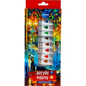 Centrum Акрилни бои 12 цвята Centrum 83561