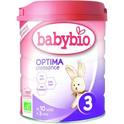 Babybio Адаптирано мляко Babybio - Optima 3, 800 g (3288131580333)
